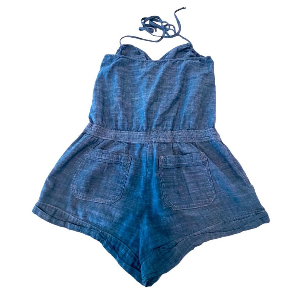 NEW, Hollister, Chambray Jumper, Size Medium, Halter Neck